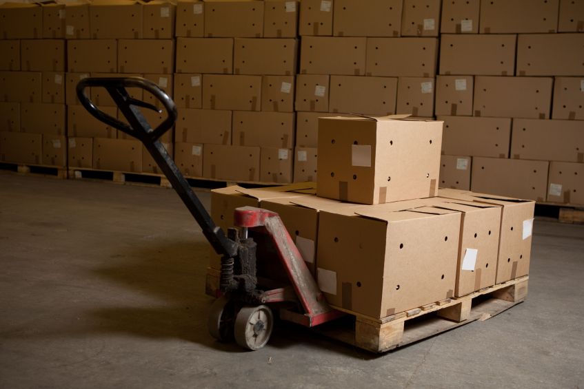 stockage palettes