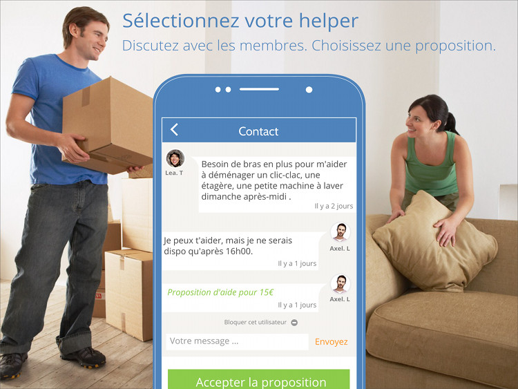 sélectionner votre helper